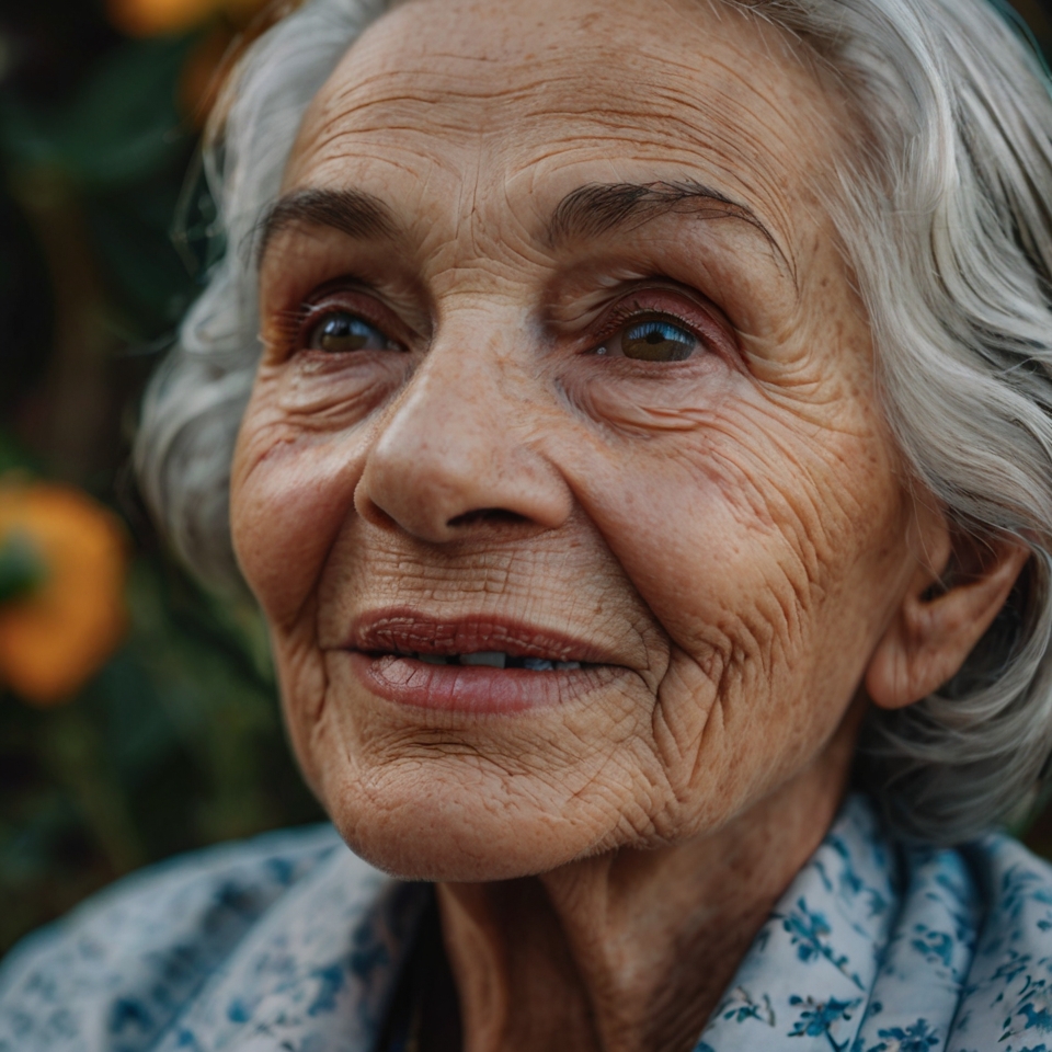 Beautiful older woman